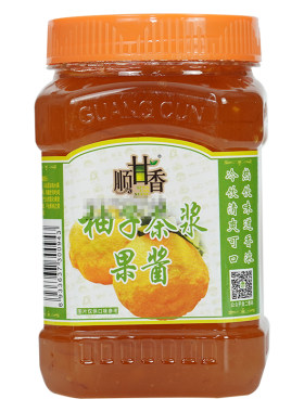 广村蜂蜜柚子茶酱百香果茶浆