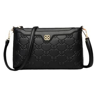 真皮妈妈包包2025新款时尚单肩包中老年小包大容量中年女士斜挎包