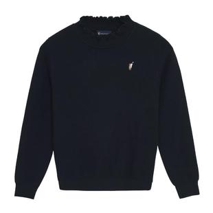 POLOWALK童装女童半高领针织衫秋冬新款中大童长袖打底衫百搭