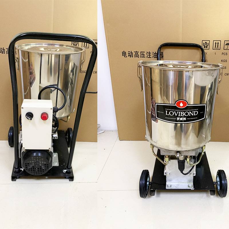 电动黄油机带自动搅拌手推式黄油加注机油脂泵润滑泵LV-625干油机