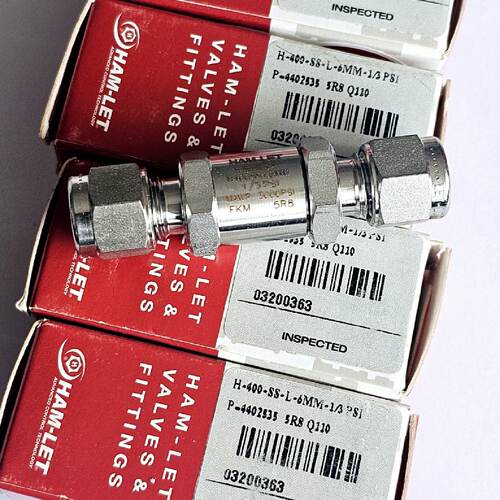议价HAM-LET哈姆雷特单向阀H400SSL6MM-1/3 全新原装 现货