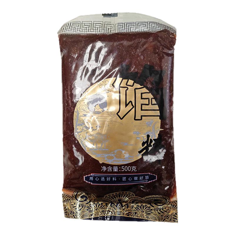 颐堂府低甜粒粒山楂馅料500g山楂锅盔糕点中秋苏式月饼烘焙原料