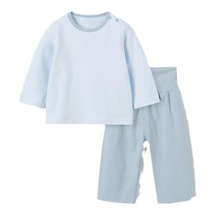 童泰宝宝套装春秋款纯棉儿童秋衣秋裤家居服男女童睡衣高腰裤子