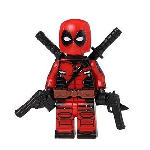 第三方死侍3与金刚狼X战警万磁王积木人仔拼装玩具偶手办周边摆件