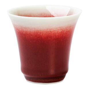 高档朗红品茗杯｜窑红主人杯茶杯单杯茶盏名匠手工红釉功夫茶具