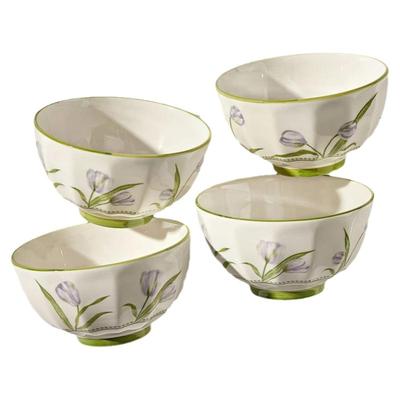 釉下彩陶瓷米饭碗家用吃饭碗