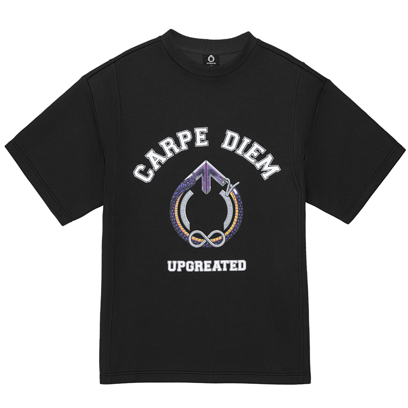 UPGREATED潘玮柏同款致敬科比黑曼巴街头潮流印花套头T恤