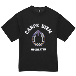 UPGREATED潘玮柏同款致敬科比黑曼巴街头潮流印花套头T恤