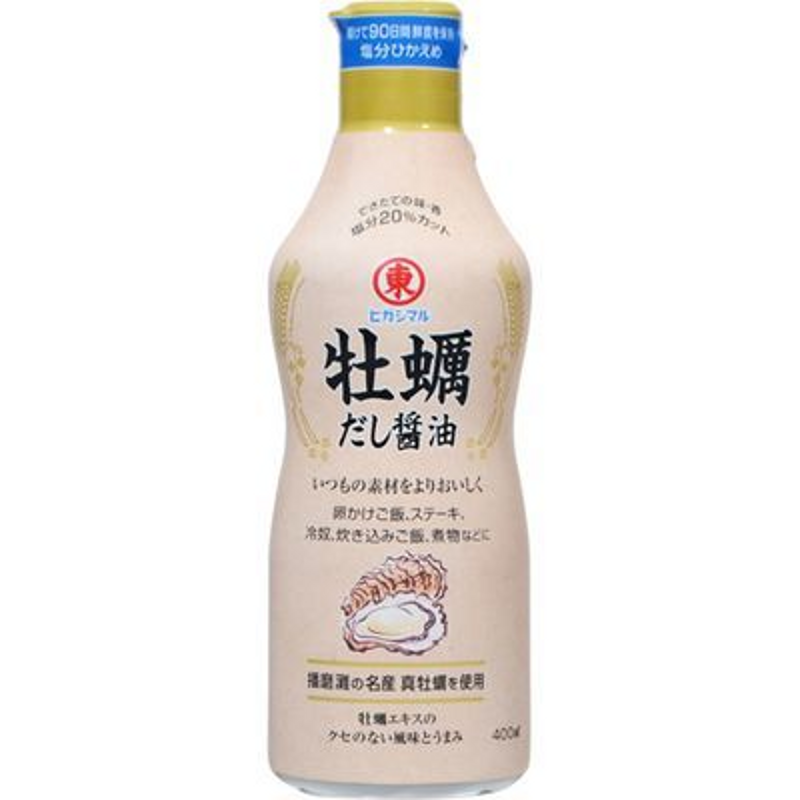 日本进口 东字牡蛎酱油 拌饭昆布生蚝调味酱油调味汁 蘸酱料400ml