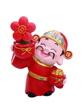2026马年马上来财财神爷桌面摆件