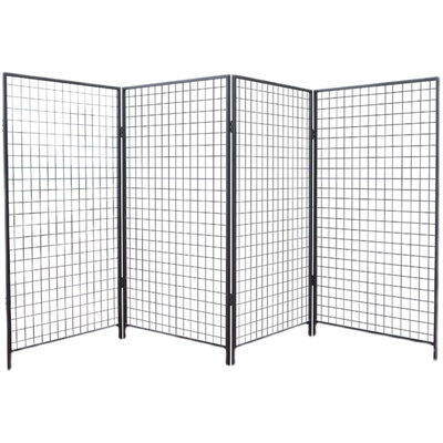 落地铁艺网格置物架作品地摊饰品