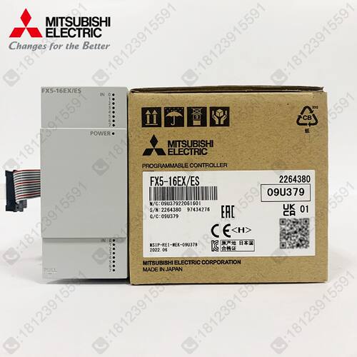议价三菱FX5U系列16点输入扩展模块 FX5-16EX/ES 原装进口
