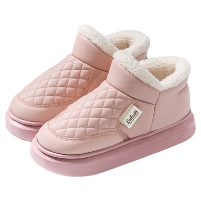 足康乐全包跟棉拖鞋女士冬季外穿