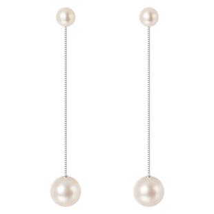 999纯银针流苏耳线珍珠耳环耳坠2025新款爆款高级感气质耳钉耳饰