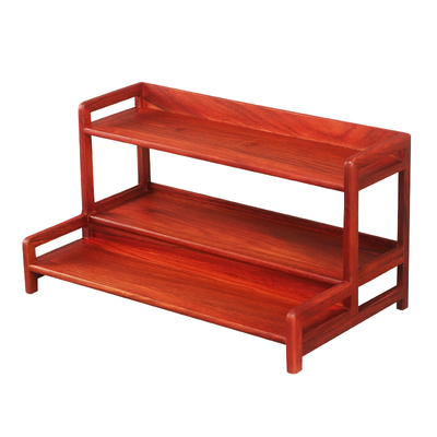 实木置物架中式简约茶几多宝阁