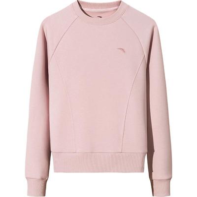 安踏女奶芙卫衣易打理套头衫