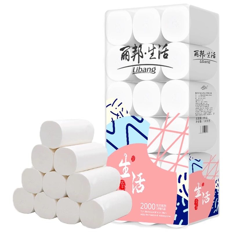 丽邦18卷无芯卷筒纸家用实惠装