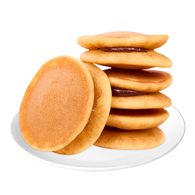 回头客红豆味铜锣烧夹心蛋糕点心早餐面包休闲充饥小零食整箱批发