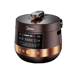 美的电压力锅家用双胆高压锅饭煲大容量8人6L智能多功能官方正品