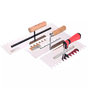 科麦鑫不锈钢抹子加长抹泥刀尖齿抹灰刀水泥铲子批刀瓦工贴砖工具