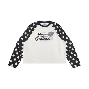 BURNIN*Disney/迪士尼 Pixar Toy Story合作系列火苗插肩长袖T恤