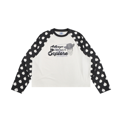 BURNIN*Disney/迪士尼 Pixar Toy Story合作系列火苗插肩长袖T恤