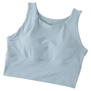 一体式高强度运动文胸女夏季跑步训练健身衣瑜伽服全包裹训练上衣