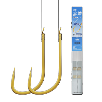 汉鼎手工精绑子线双钩绑好鱼钩