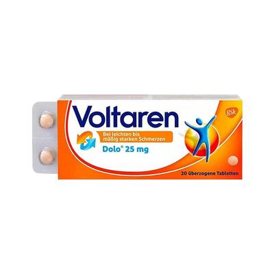 扶他林voltaren消炎抗炎止痛片舒缓关节肌肉疼痛镇痛德国进口洛芬