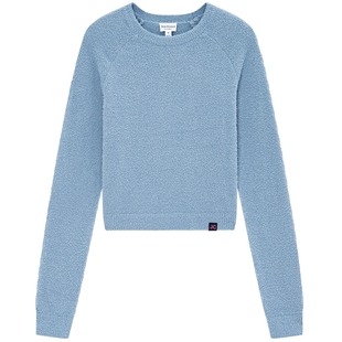 Juicy Couture【slow cleanfit系列】橘滋针织衫女25年秋冬毛衣