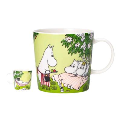 「送杯垫」芬兰arabia姆明杯子可爱陶瓷马克杯情侣对杯生日礼物