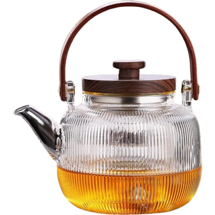玻璃煮茶壶家用2025新款提梁泡茶壶大容量耐高温明火电陶炉烧水壶