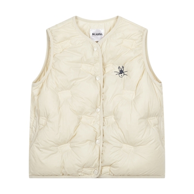 【猫和老鼠】马拉丁商场同款羽绒服冬女大童趣味绣花羽绒马甲