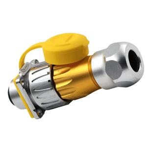 凌科连接器DH24 -RJ45网络网线连接器防水航空插头RJ45插座信号插