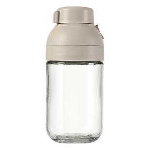 定量盐罐调料瓶家用厨房密封防潮玻璃调味料盒喷食盐控盐味精罐子