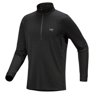 ARC'TERYX始祖鸟 RHO MERINO WOOL ZIP NECK 男子 内层长袖上装