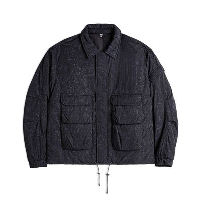 马登工装美式复古仿蜡染M65夹克