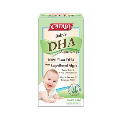 CATALO家得路婴幼儿专用藻油DHA补脑非鱼油海藻油滴剂30毫升