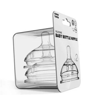 原装正品comotomo可么多么奶嘴宽口径硅胶婴儿可多奶瓶配件3滴y型