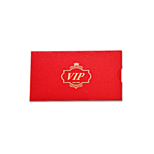 储值卡卡套定制vip会员卡高级抽拉珠光卡套贵宾卡信封式卡套订制