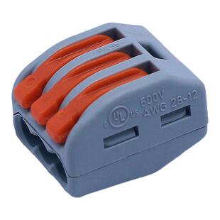 德国WAGO万可接线端子222系列连接器0.08--4平方电线快速并联分线