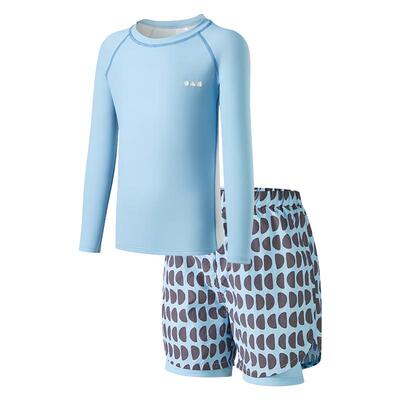 柠檬宝宝儿童防晒速干泳衣套装