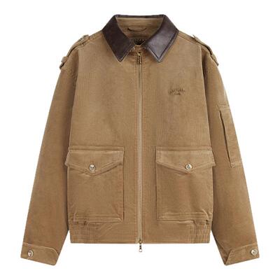 NAVIGARE意大利小帆船巴恩风翻领短装单夹克男休闲灯芯绒茄克外套