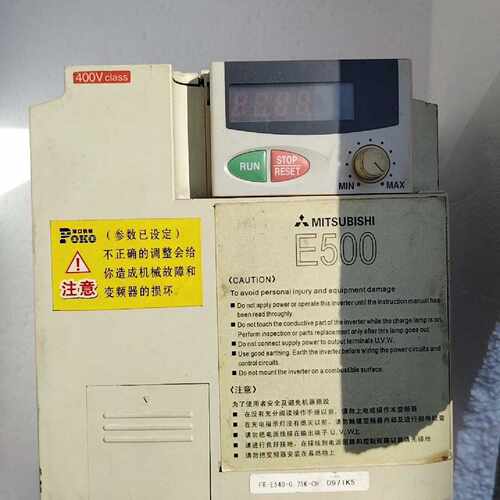 溢价-变频器 FR-E540-0.75K-CH，E500系列，