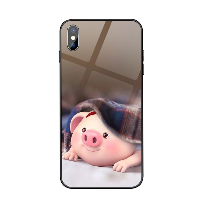 手机壳情侣猪小屁适用iphone12苹果13华为oppo小米10三星vivo一加