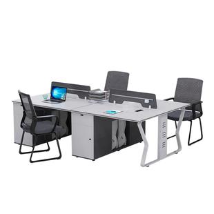 办公桌员工位四六人工位办公桌椅组合简约现代职员办公桌子办公室