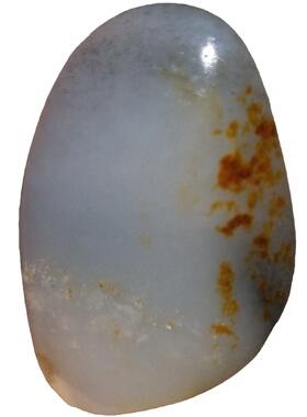 和田玉枣红皮青花籽料原石手链