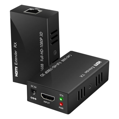 高清HDMI网线延长器网络转RJ45信号放大增强器传输器60米120米200米KVM音视频1080P可过交换机4K无损