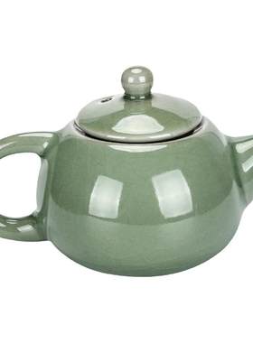 汝窑功夫茶具家用小号茶壶哥窑