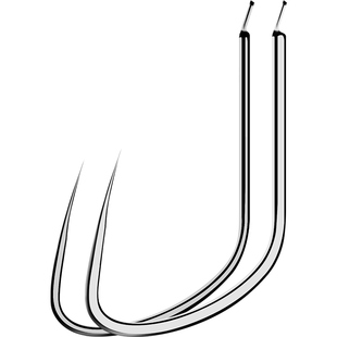 竞技狼牙袖钓鱼钩散装细钩条正品滑轻口黑坑正钓偷驴鲫鲤鱼无倒刺